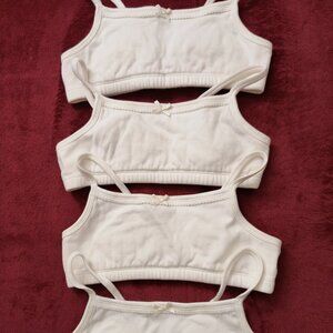 Hanna Andersson Organic Classic Bralette Girls Size L (4 Bralettes)